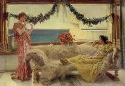 Alma-Tadema, Sir Lawrence, Melody on a Mediterranean Terrace
